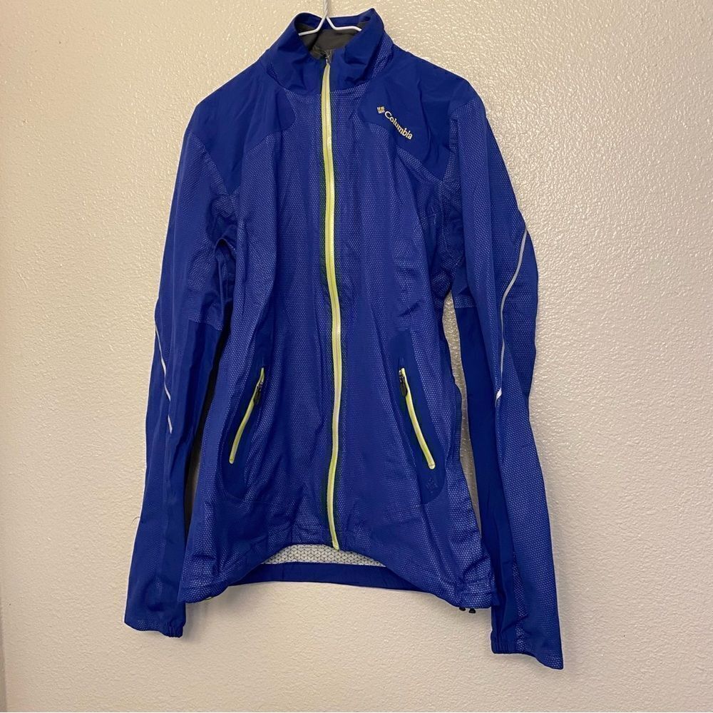 Columbia  Women’s lapis royal blue Rain Jacket waterproof thin coat (no hood) XS